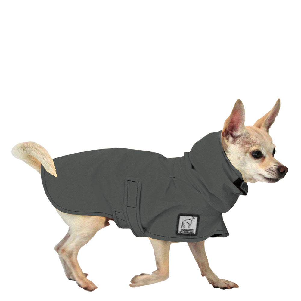 Chihuahua Rain Coat (Special Order Smoke) - Voyagers K9 Apparel