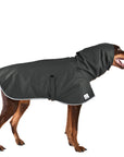 Doberman Pinscher Rain Coat (Special Order Smoke) - Voyagers K9 Apparel