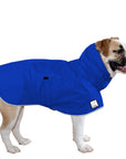 English Bulldog Rain Coat (Special Order Blue) - Voyagers K9 Apparel