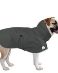 English Bulldog Rain Coat (Special Order Smoke) - Voyagers K9 Apparel