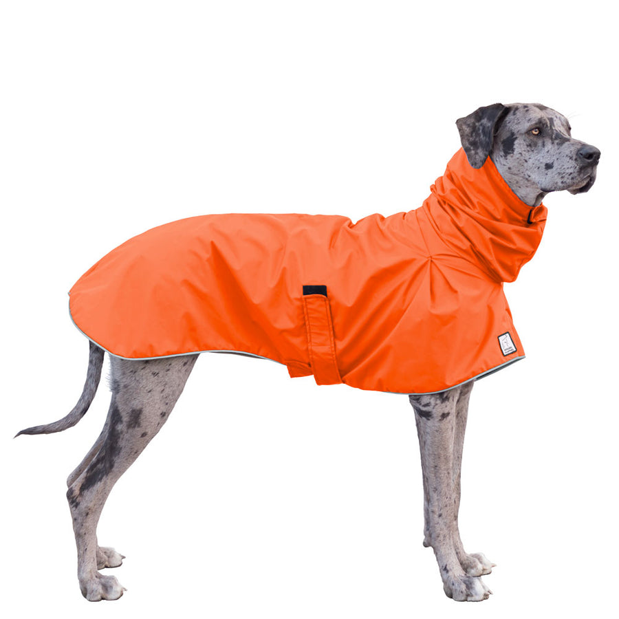 Great Dane Rain Coat (Special Order Orange) - Voyagers K9 Apparel