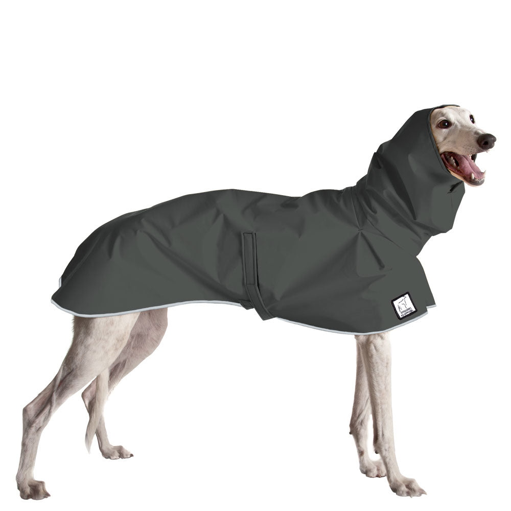 Greyhound Rain Coat (Special Order Smoke) - Voyagers K9 Apparel