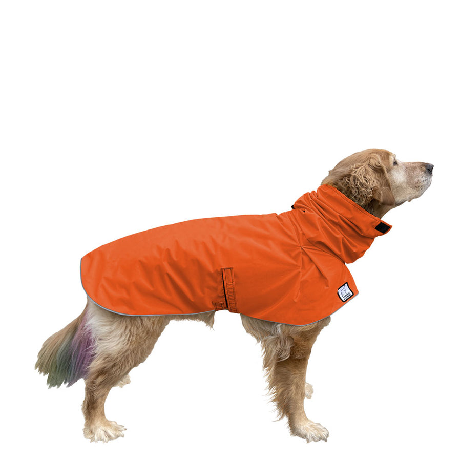 Golden Retriever Rain Coat (Special Order Orange) - Voyagers K9 Apparel