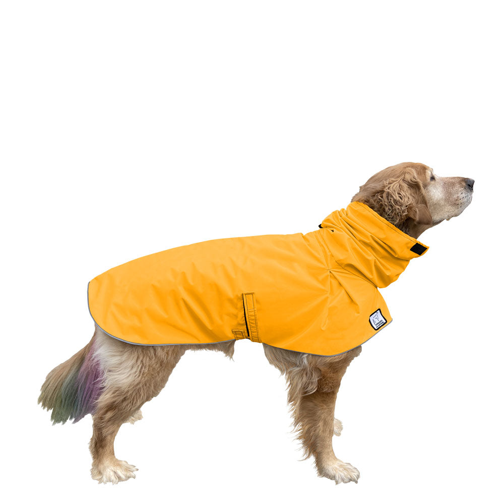 Golden Retriever Rain Coat (Yellow) - Voyagers K9 Apparel Dog Gear