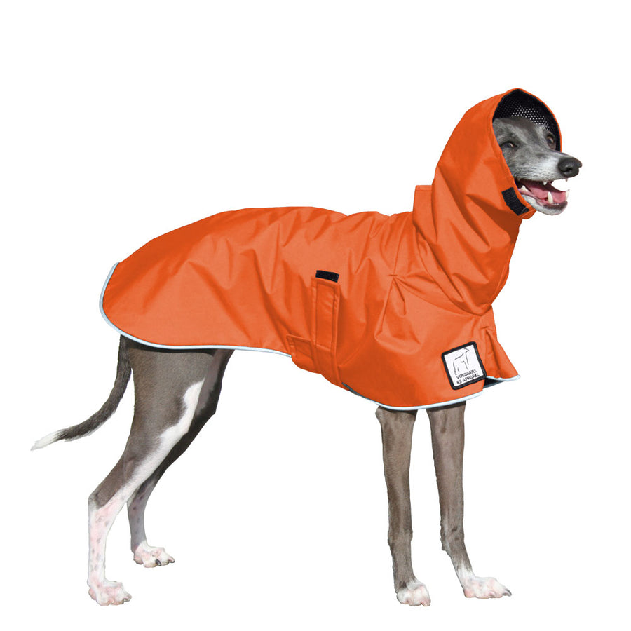 Italian Greyhound Rain Coat (Special Order Orange) - Voyagers K9 Apparel