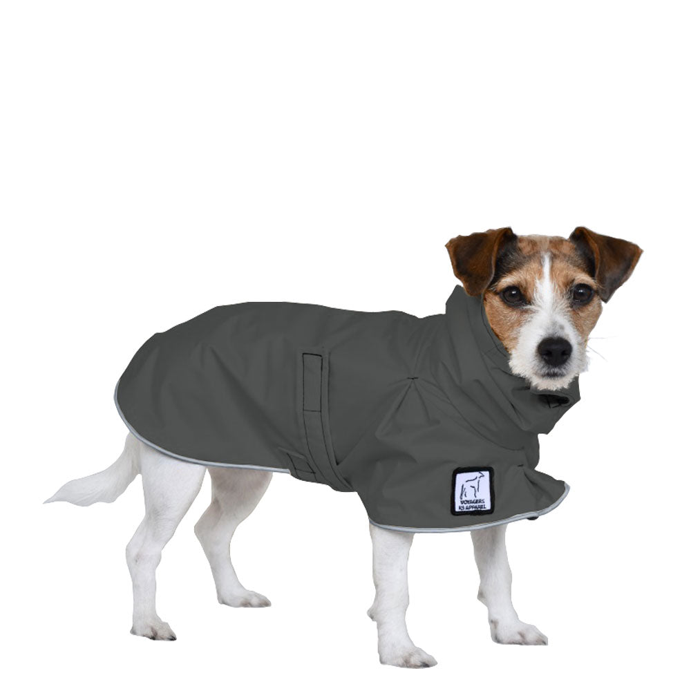 Jack Russell Terrier Rain Coat (Special Order Smoke) - Voyagers K9 Apparel