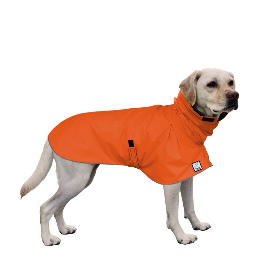 Labrador Retriever Rain Coat (Special Order Orange) - Voyagers K9 Apparel