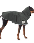 Miniature Pinscher Rain Coat (Special Order Smoke) - Voyagers K9 Apparel