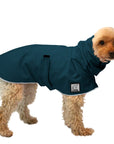 Miniature Poodle Rain Coat (Dark Teal) - Voyagers K9 Apparel Dog Gear