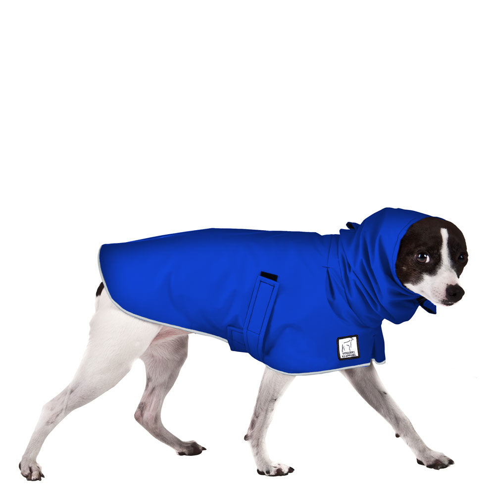 Rat Terrier Rain Coat (Special Order Blue) - Voyagers K9 Apparel