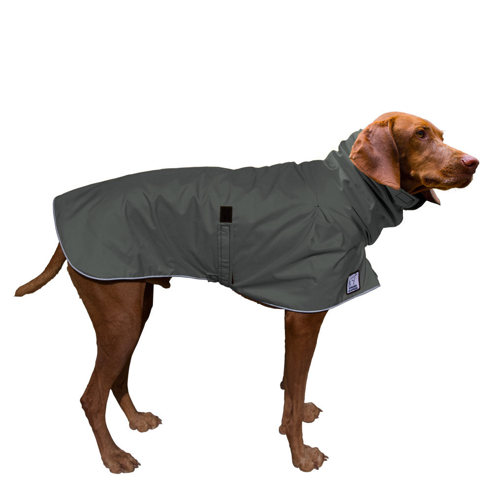 Vizsla Rain Coat (Special Order Smoke) - Voyagers K9 Apparel