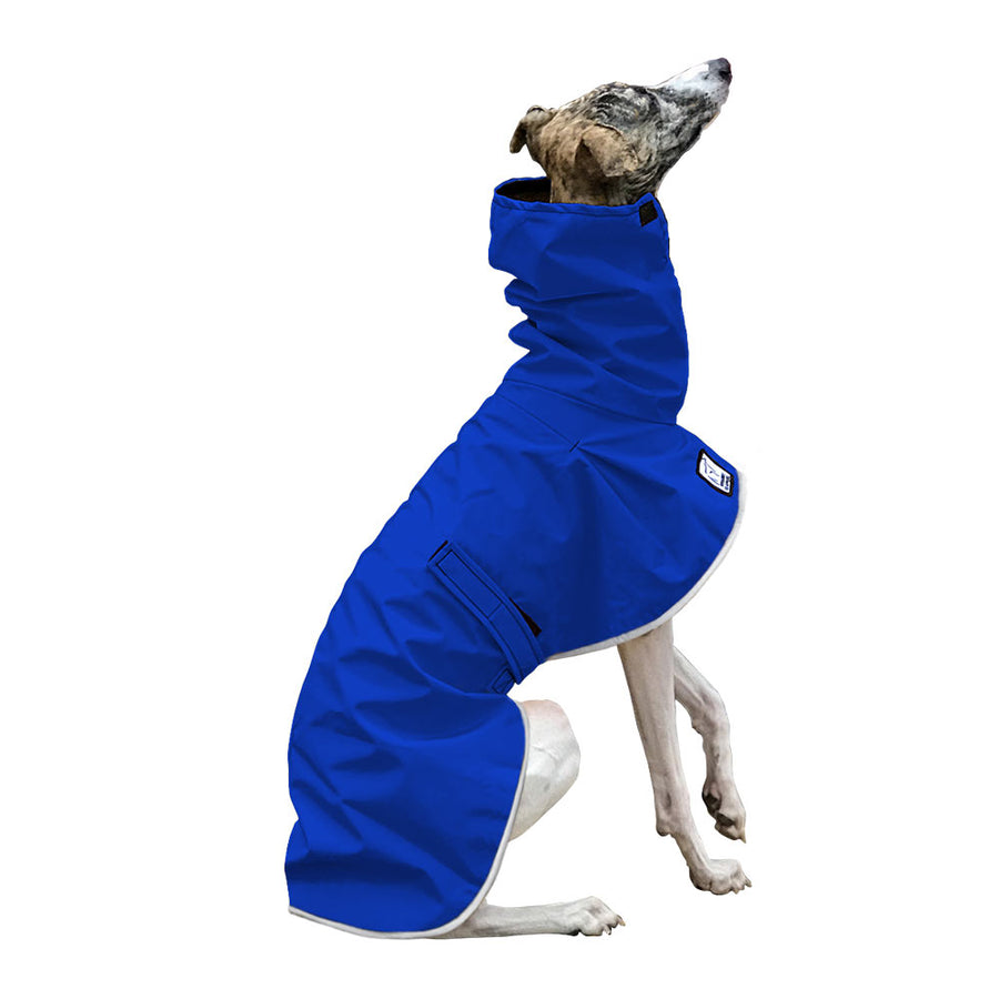 Whippet Rain Coat (Special Order Blue) - Voyagers K9 Apparel