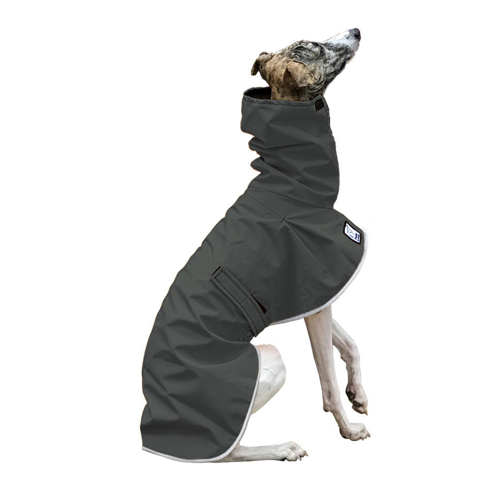 Whippet Rain Coat (Special Order Smoke) - Voyagers K9 Apparel