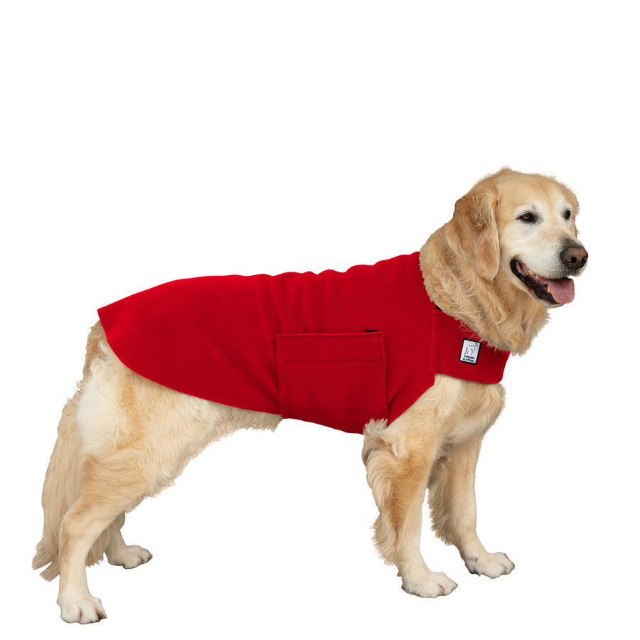 Golden Retriever Tummy Warmer Dog Vest (Red) - Voyagers K9 Apparel Dog Gear