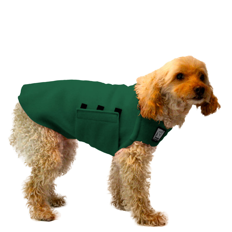 Miniature Poodle Tumy Warmer Dog Vest (Green) - Voyagers K9 Apparel Dog Gear