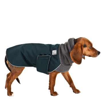 Beagle Winter Coat (Dark Teal) - Voyagers K9 Apparel