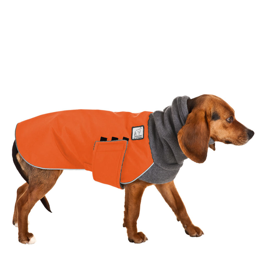  Beagle Winter Coat (Special Order Orange) - Voyagers K9 Apparel