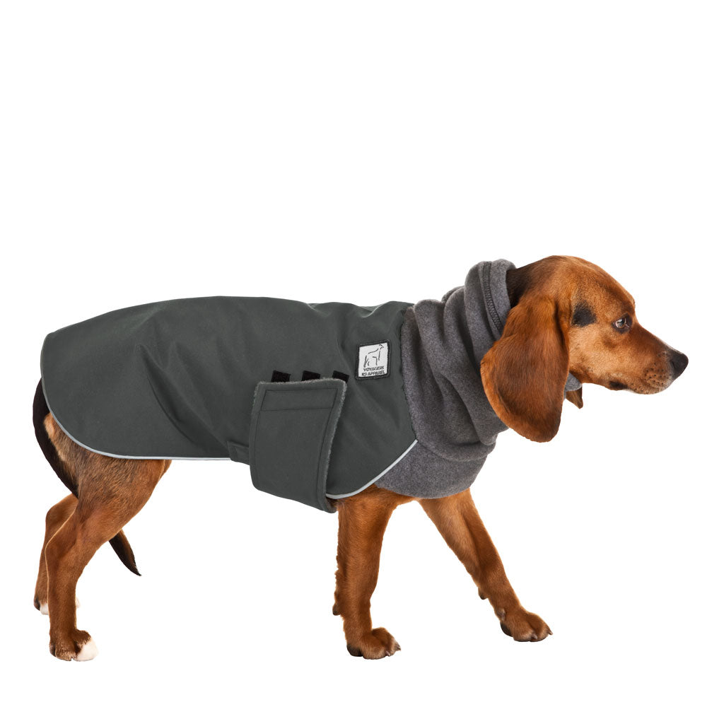  Beagle Winter Coat (Special Order Smoke) - Voyagers K9 Apparel