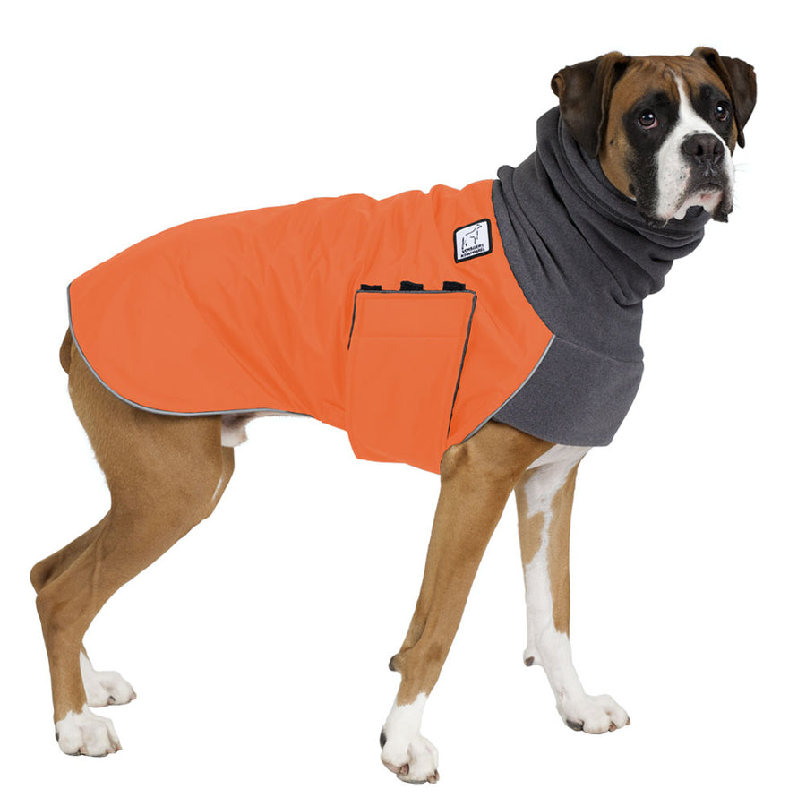 Boxer Winter Coat (Special Order Orange) - Voyagers K9 Apparel