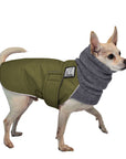 Chihuahua Winter Coat (Olive) - Voyagers K9 Apparel