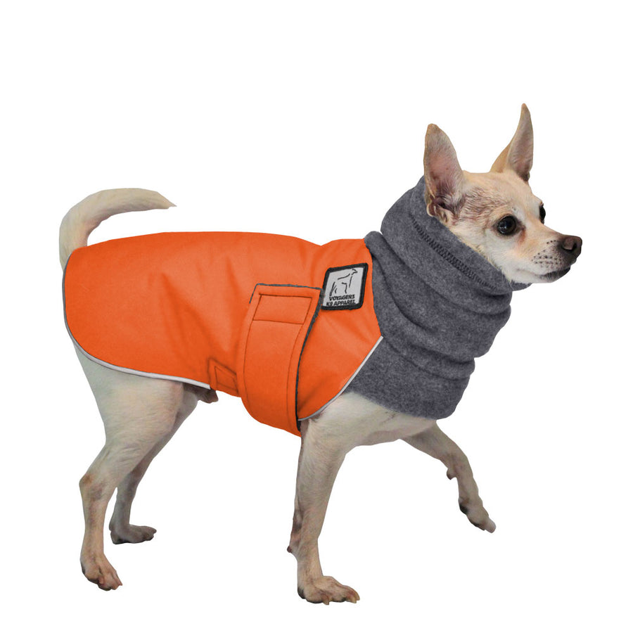 Chihuahua Winter Coat (Special Order Orange) - Voyagers K9 Apparel