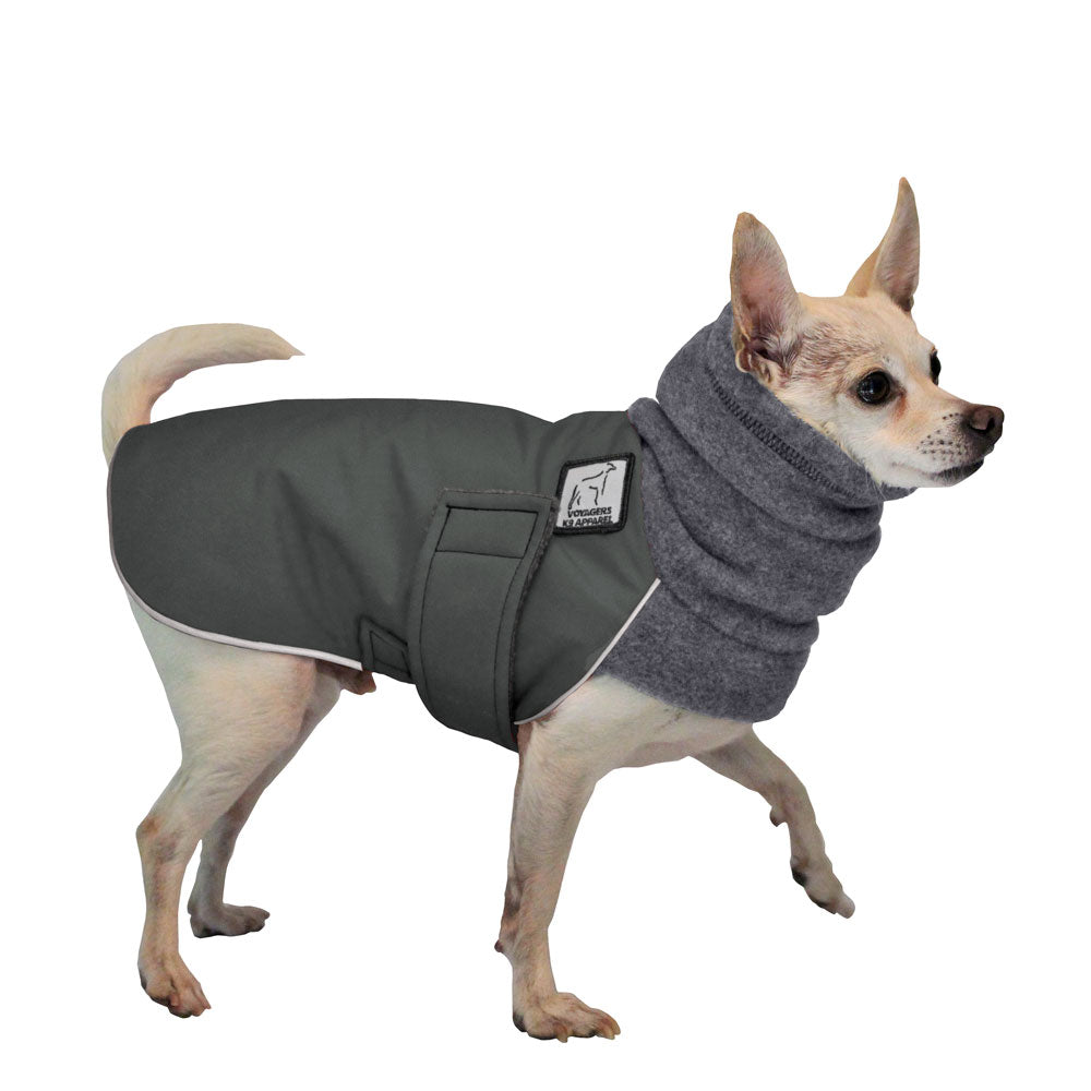 Chihuahua Winter Coat (Special Order Smoke) - Voyagers K9 Apparel