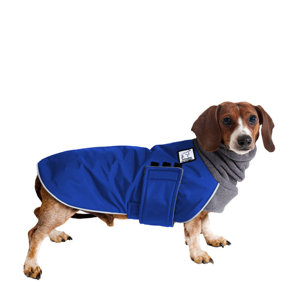 Dachshund Winter Coat (Special Order Blue) - Voyagers K9 Apparel