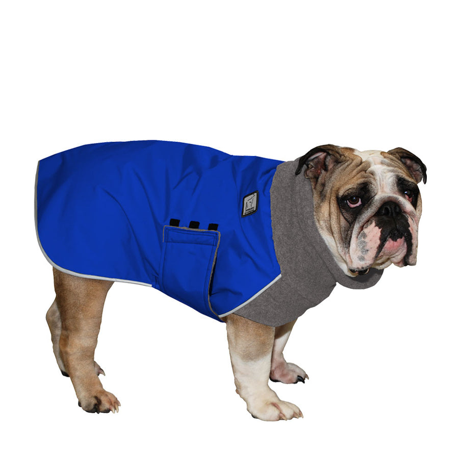 English Bulldog Winter Coat (Special Order Blue) - Voyagers K9 Apparel