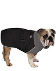 English Bulldog Winter Coat (Black) - Voyagers K9 Apparel