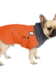 French Bulldog Winter Coat (Special Order Orange) - Voyagers K9 Apparel