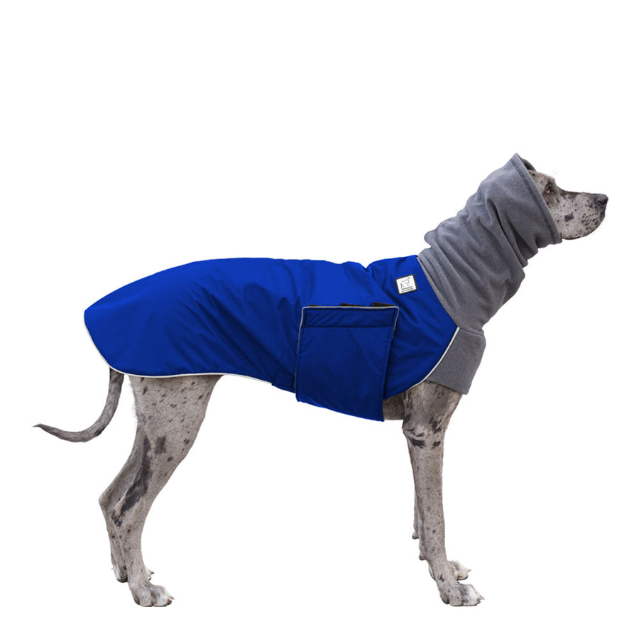 Great Dane Winter Coat (Special Order Blue) - Voyagers K9 Apparel