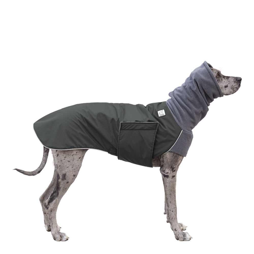Great Dane Winter Coat (Special Order Smoke) - Voyagers K9 Apparel