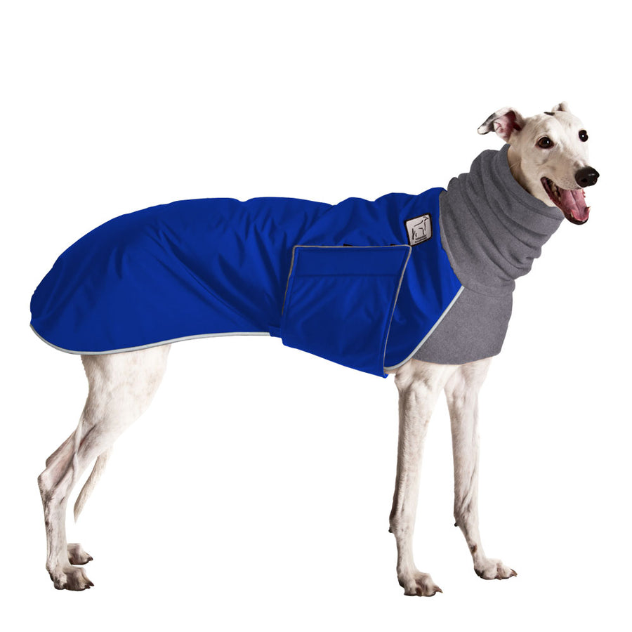 Greyhound Winter Coat (Special Order Blue) - Voyagers K9 Apparel