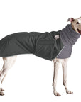 Greyhound Winter Coat (Special Order Smoke) - Voyagers K9 Apparel