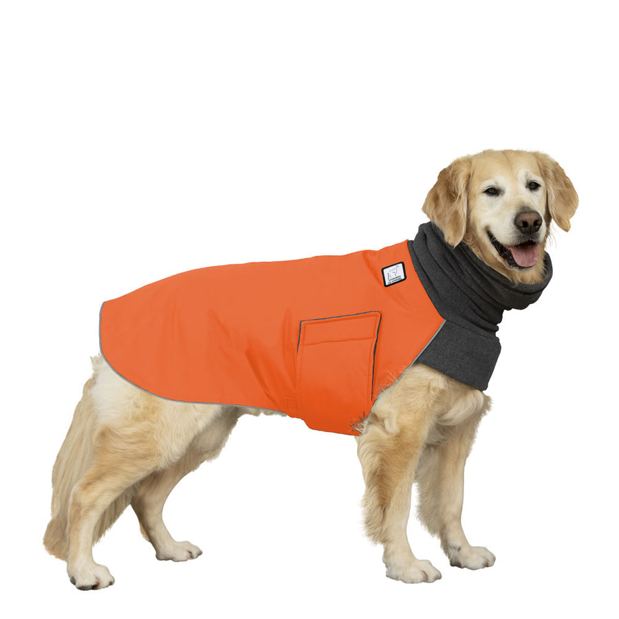 Golden Retriever Winter Coat (Special Order Orange) - Voyagers K9 Apparel