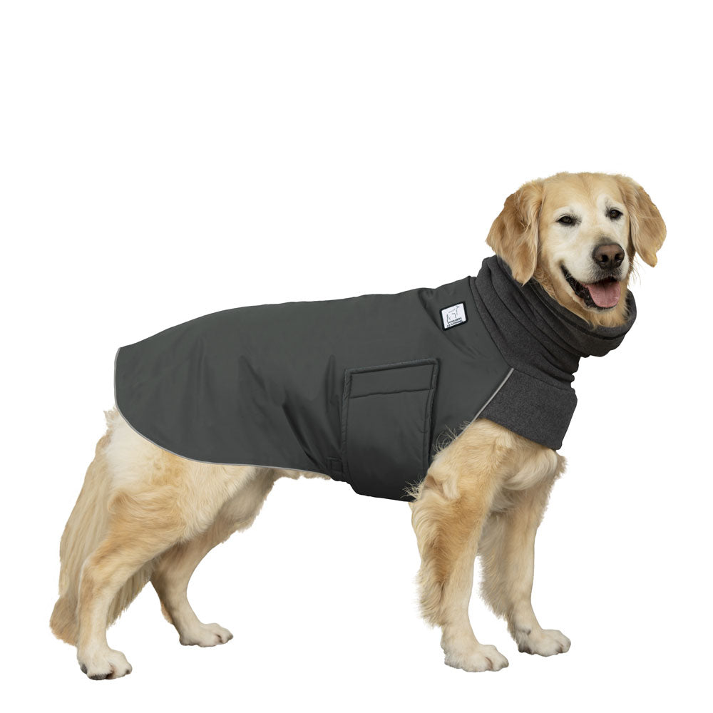 Golden Retriever Winter Coat (Special Order Smoke) - Voyagers K9 Apparel