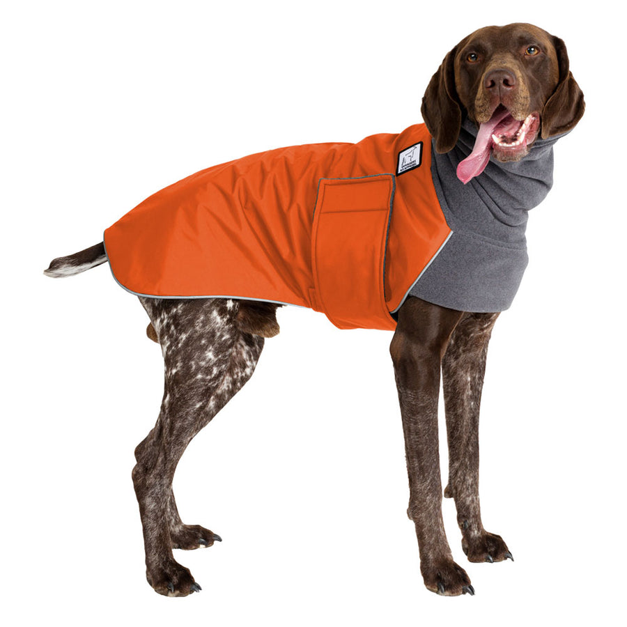 German Shorthaired Pointer Winter Coat (Special Order Orange) - Voyagers K9 Apparel