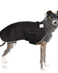 Italian Greyhound Winter Coat (Black) - Voyagers K9 Apparel