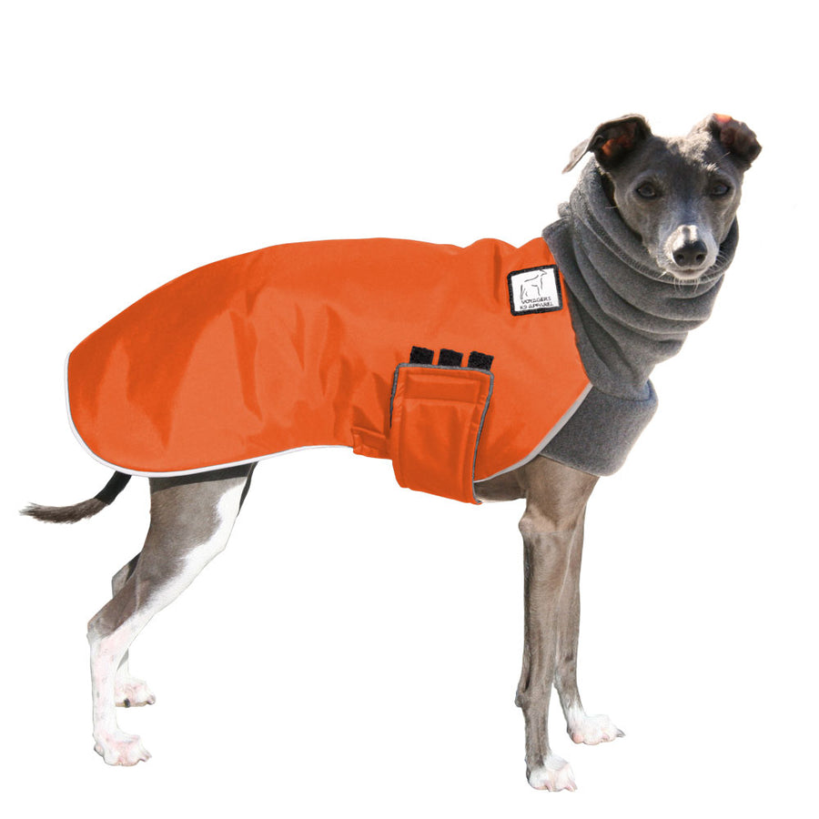 Italian Greyhound Winter Coat (Special Order Orange) - Voyagers K9 Apparel