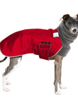 Italian Greyhound Winter Coat (Red) - Voyagers K9 Apparel