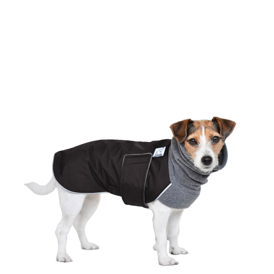 Jack Russell Terrier Winter Coat (Black) - Voyagers K9 Apparel