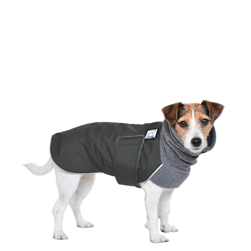 Jack Russell Terrier Winter Coat (Special Order Smoke) - Voyagers K9 Apparel