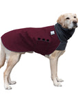 Labrador Retriever Winter Coat (Burgundy) - Voyagers K9 Apparel