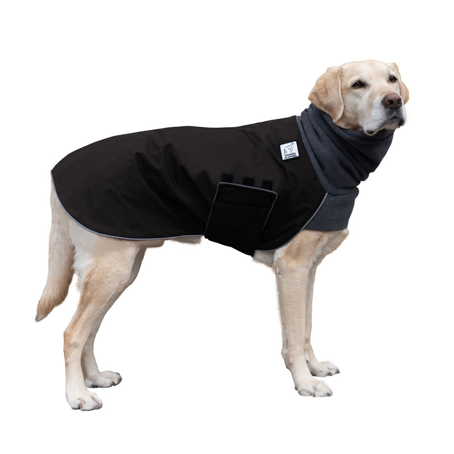 Labrador Retriever Winter Coat (Black) - Voyagers K9 Apparel