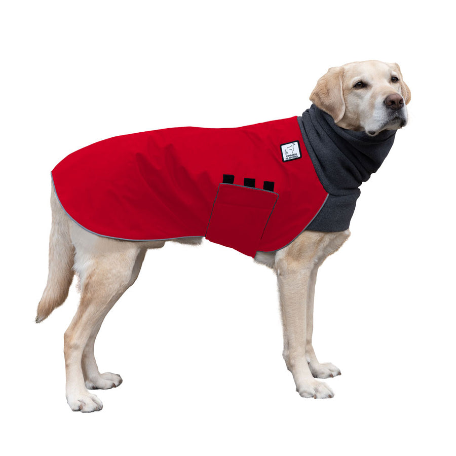 Labrador Retriever Winter Coat (Red) - Voyagers K9 Apparel