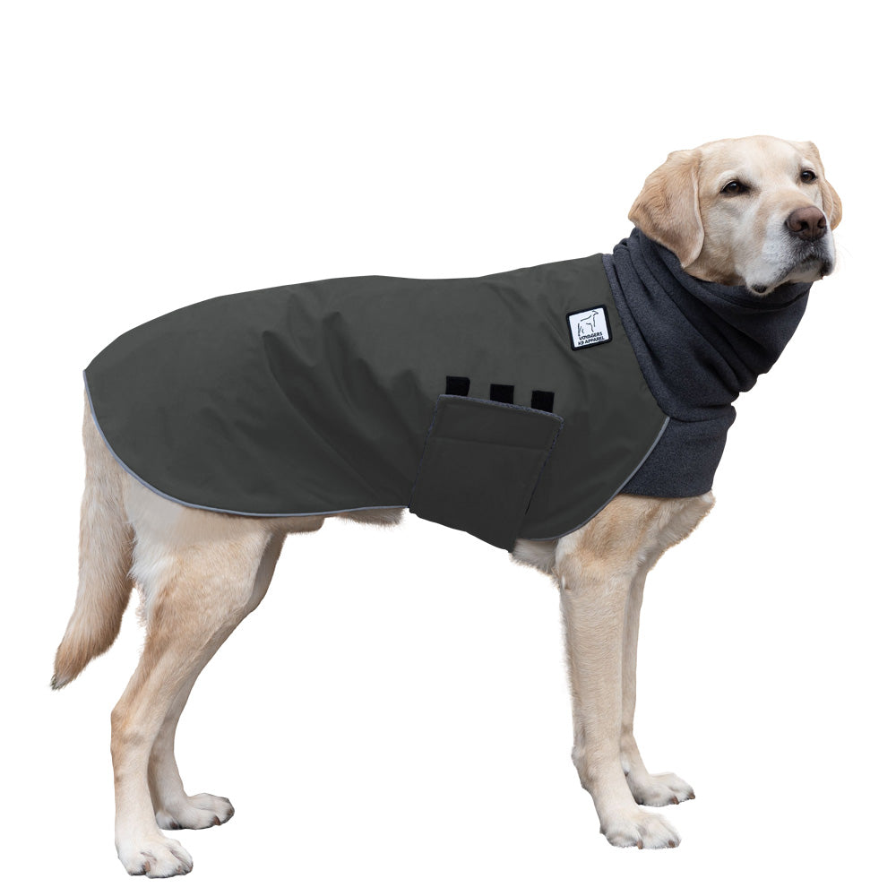 Labrador Retriever Winter Coat (Special Order Smoke) - Voyagers K9 Apparel