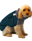 Miniature Poodle Winter Coat (Dark Teal) - Voyagers K9 Apparel Dog Gear