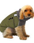 Miniature Poodle Winter Coat (Olive) - Voyagers K9 Apparel Dog Gear