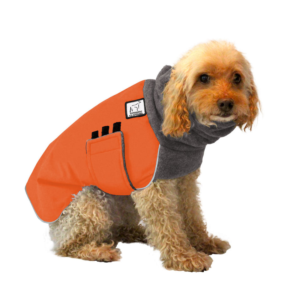 Miniature Poodle Winter Coat (Special Order Orange) - Voyagers K9 Apparel