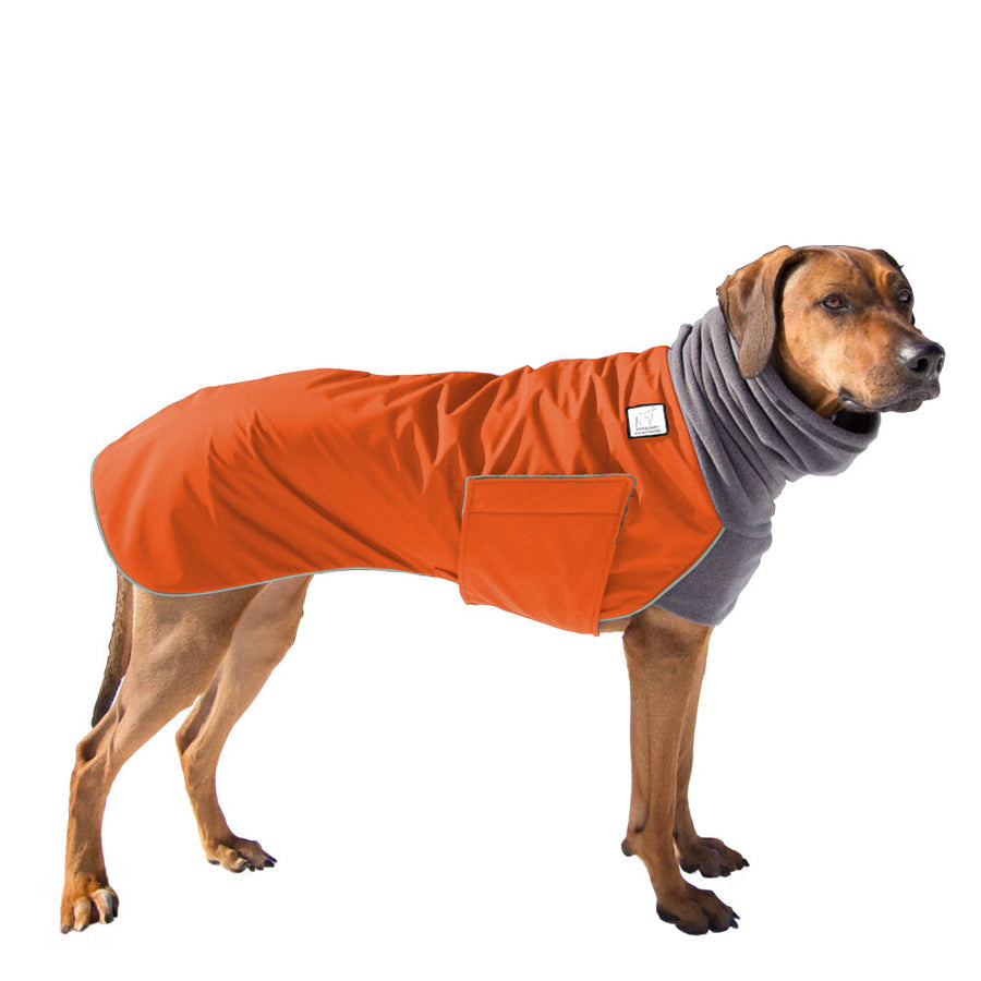 Rhodesian Ridgeback Winter Coat (Special Order Orange) - Voyagers K9 Apparel